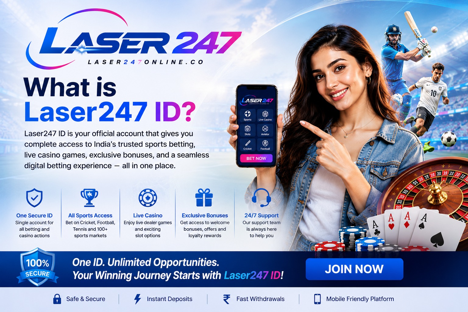 Laser247 ID Account Dashboard